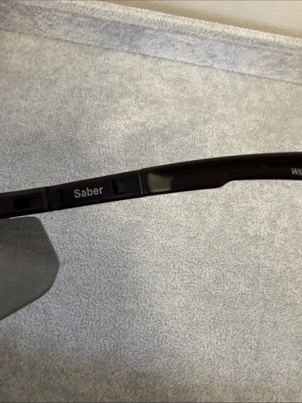 NWT Wiley X Black Saber Sunglasses With Interchangeable Lenses Safety Rated